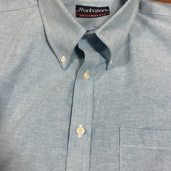 Manhattan Blue Half sleeve Shirt - Picture 3 of 5